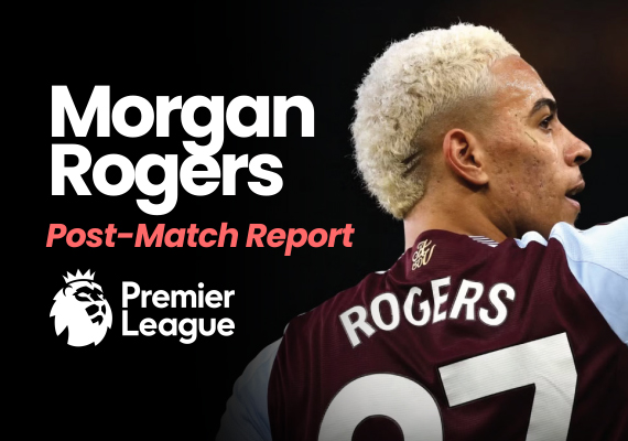 Morgan Rogers post-match football data analysis